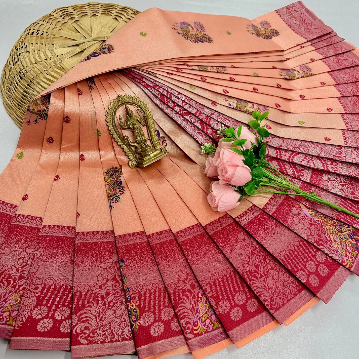 New Launch Digital Meena Tissue Sarees