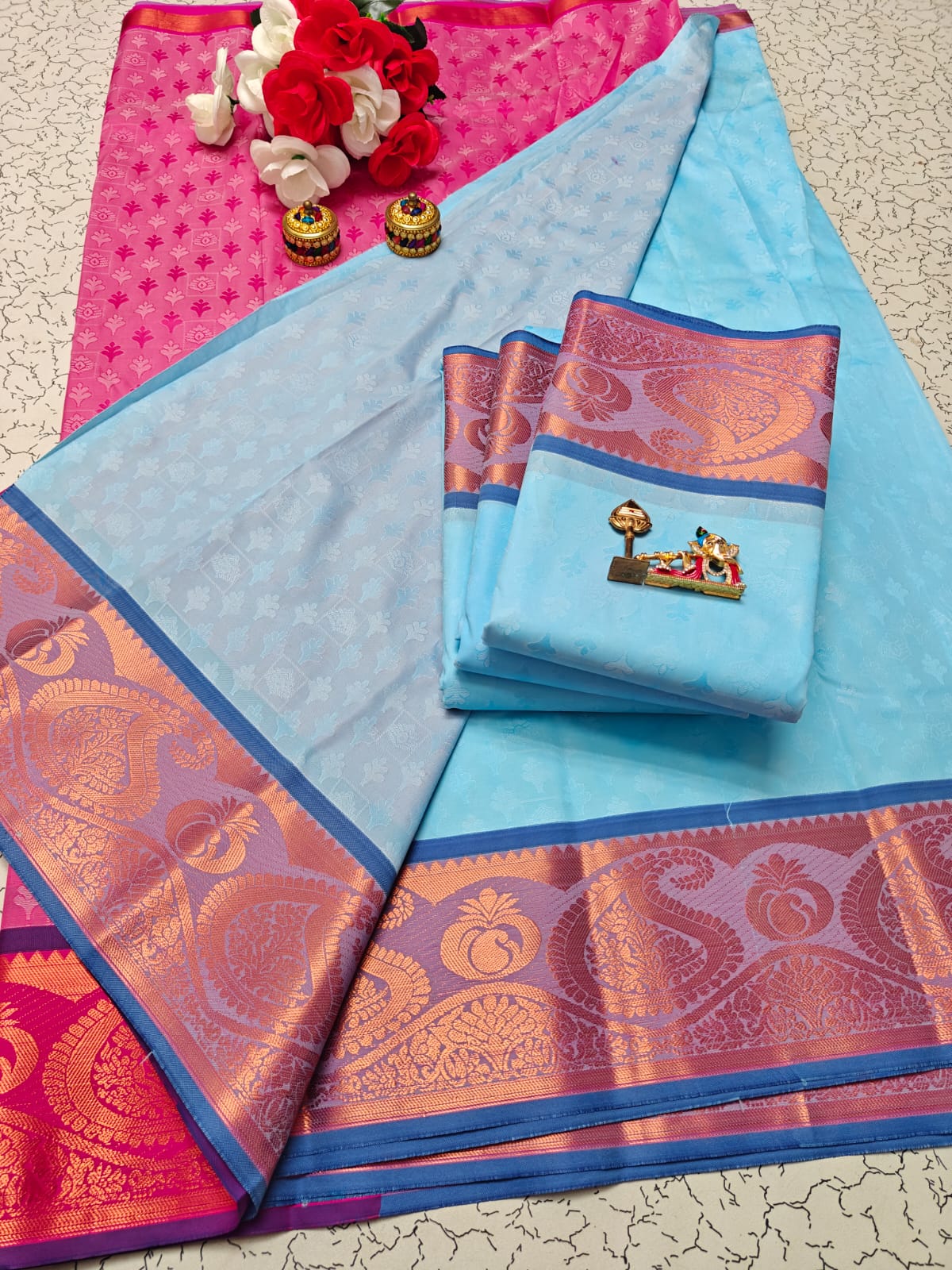 Karizma Silk Saree - 3D Embossed Design