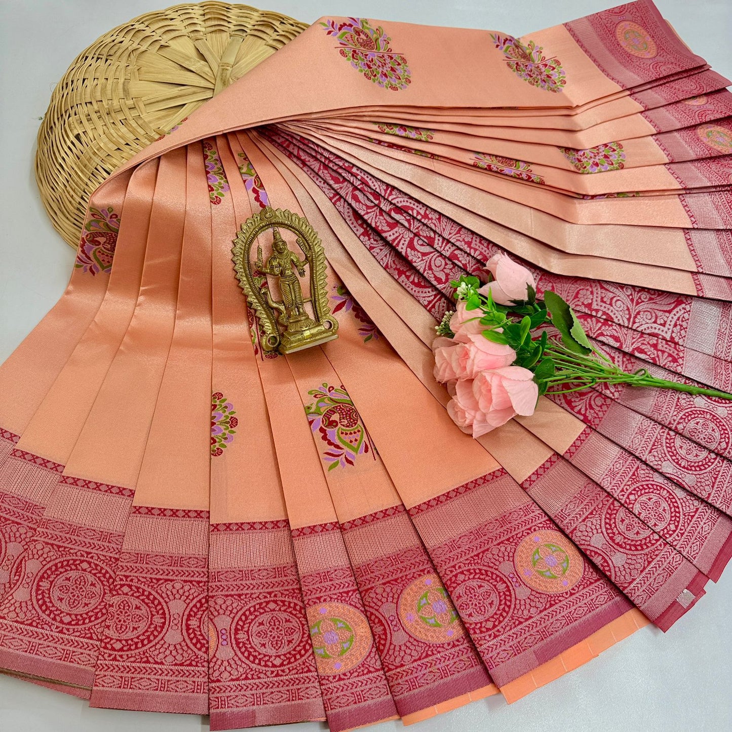New Launch Digital Meena Tissue Sarees