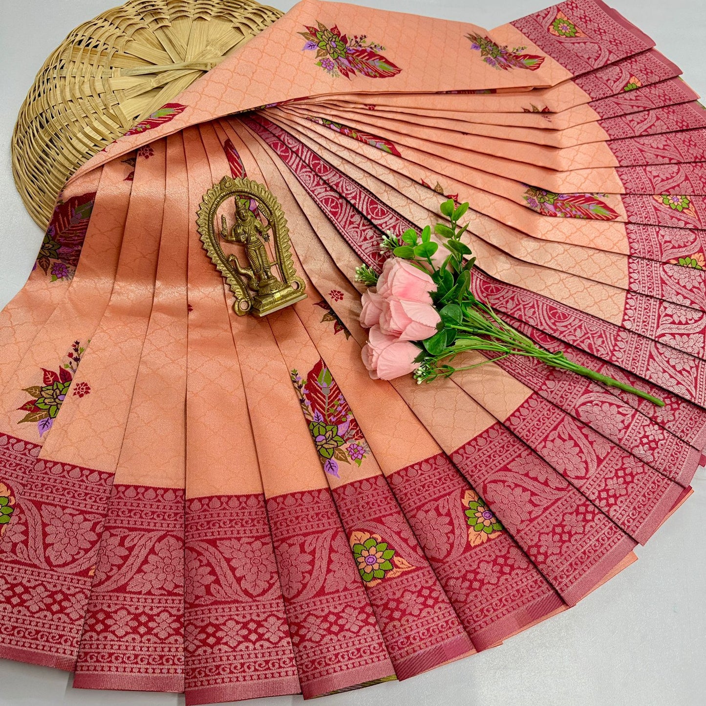 New Launch Digital Meena Tissue Sarees