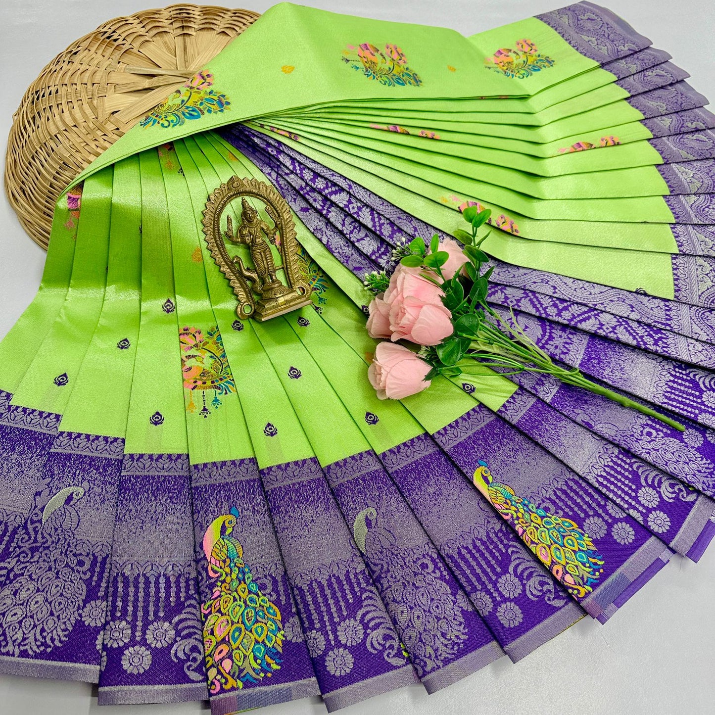 New Launch Digital Meena Tissue Sarees