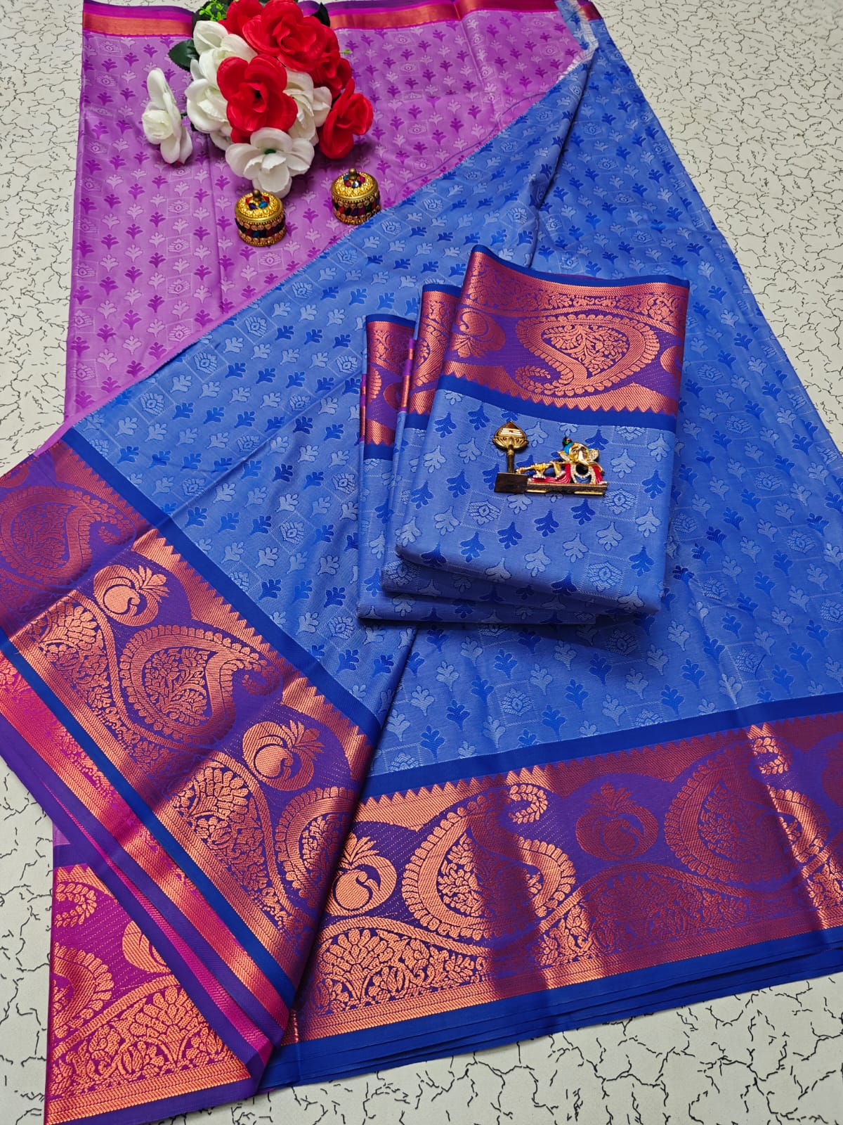 Karizma Silk Saree - 3D Embossed Design