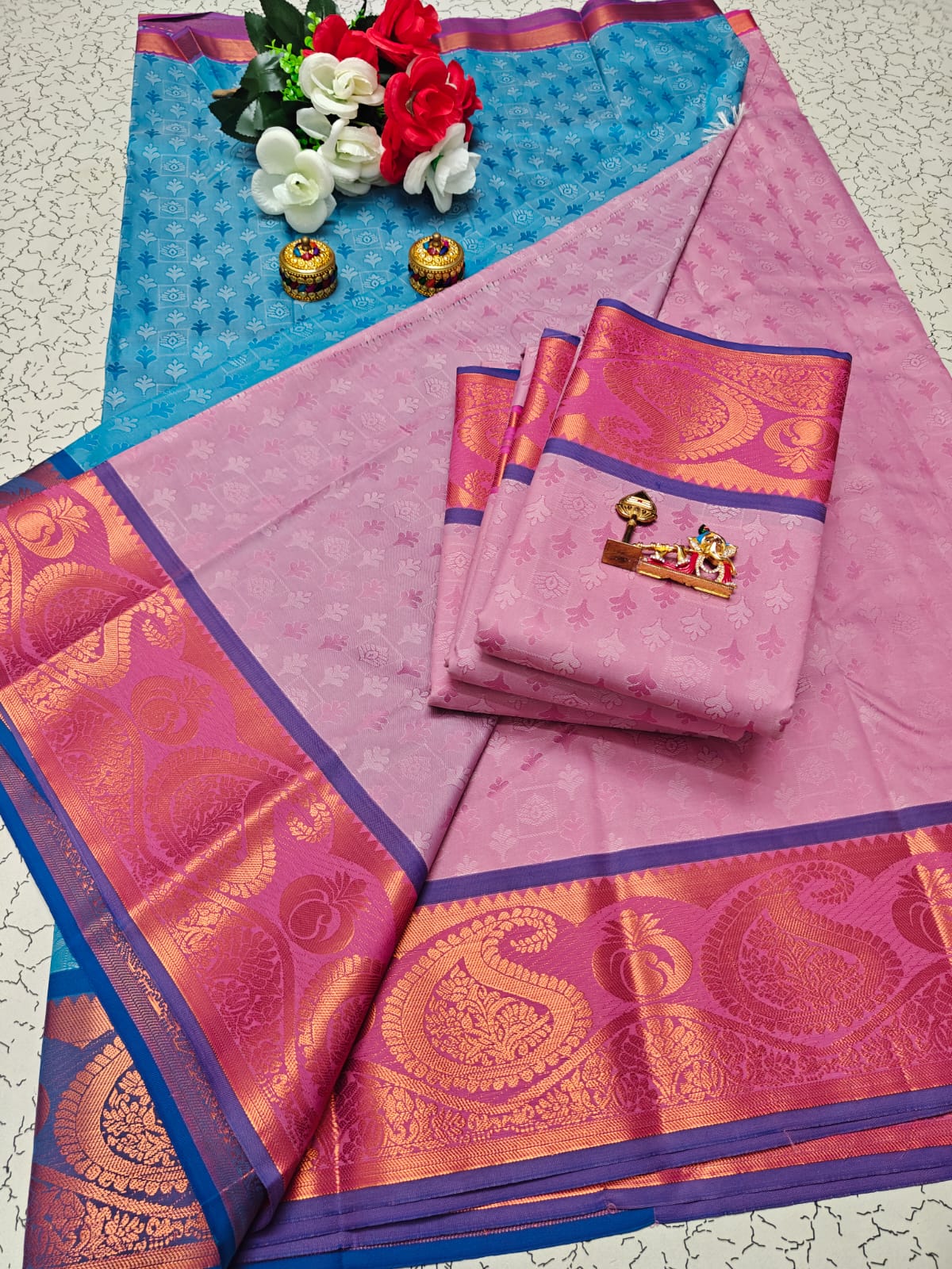 Karizma Silk Saree - 3D Embossed Design