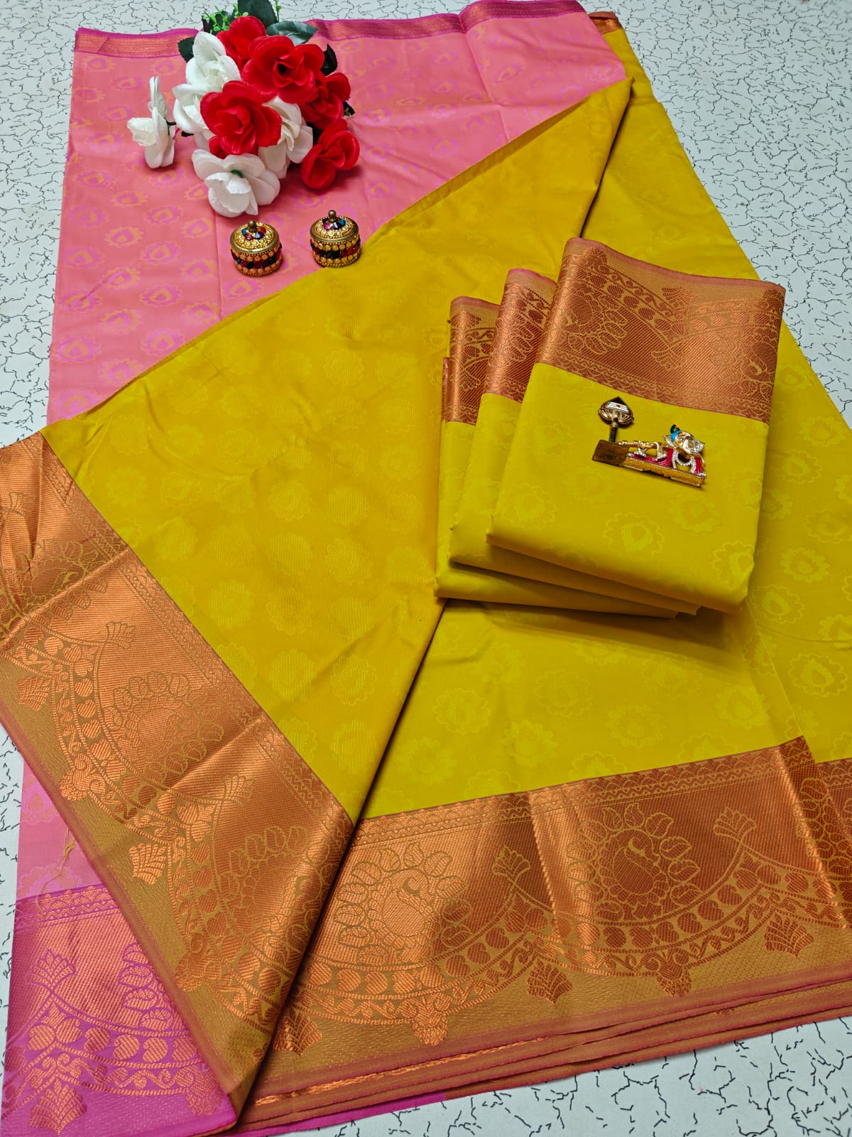 Karizma Silk Saree - 3D Embossed Design