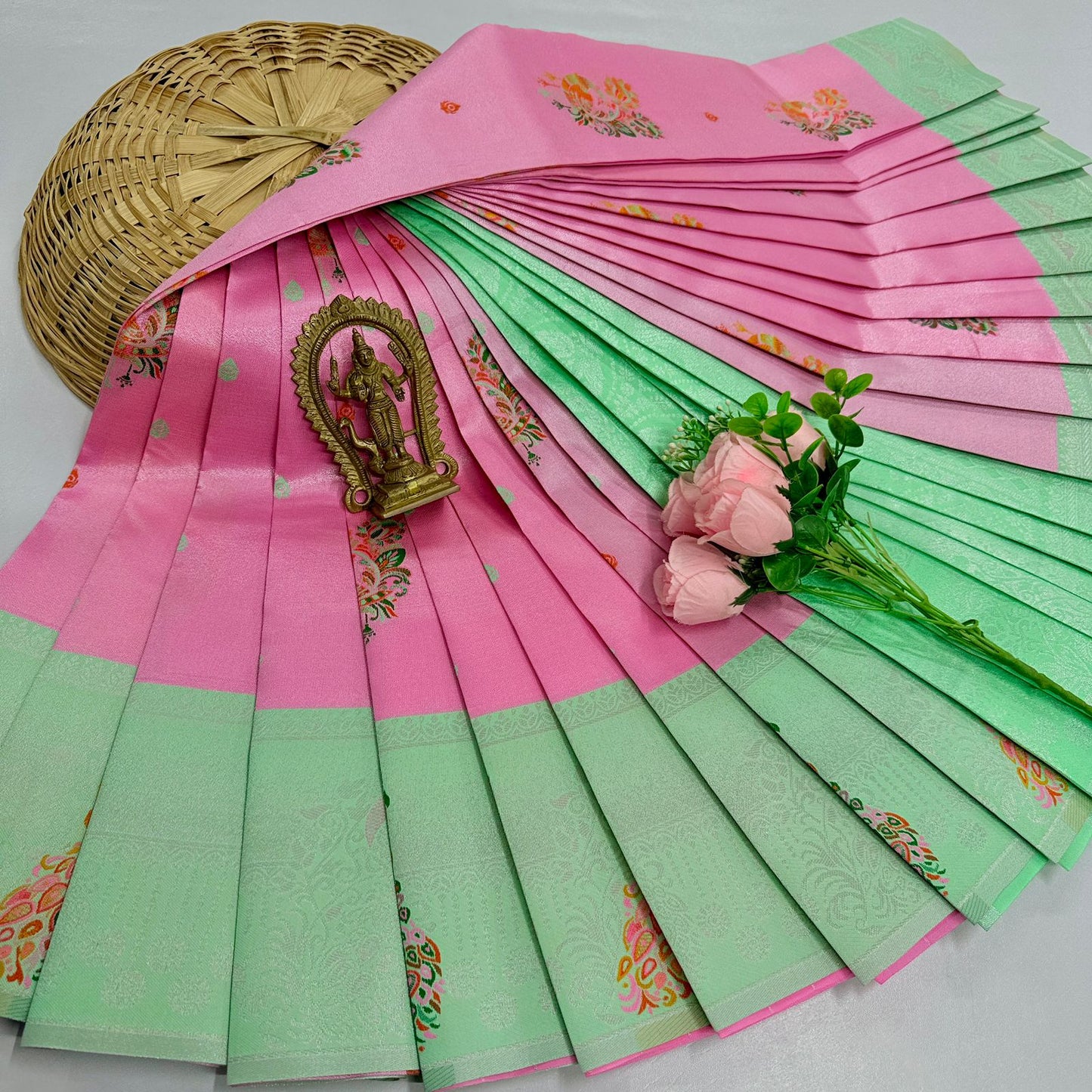 New Launch Digital Meena Tissue Sarees