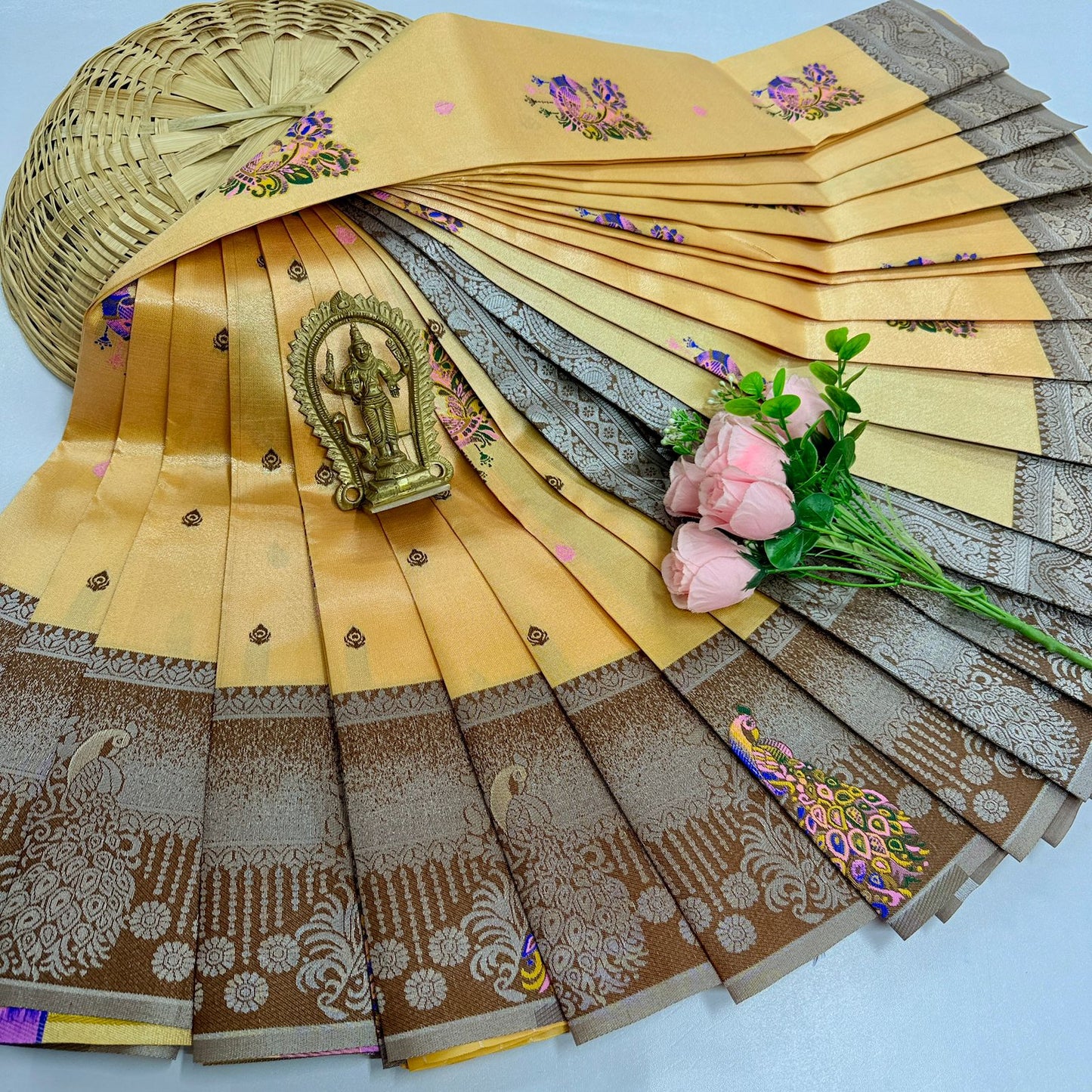 New Launch Digital Meena Tissue Sarees