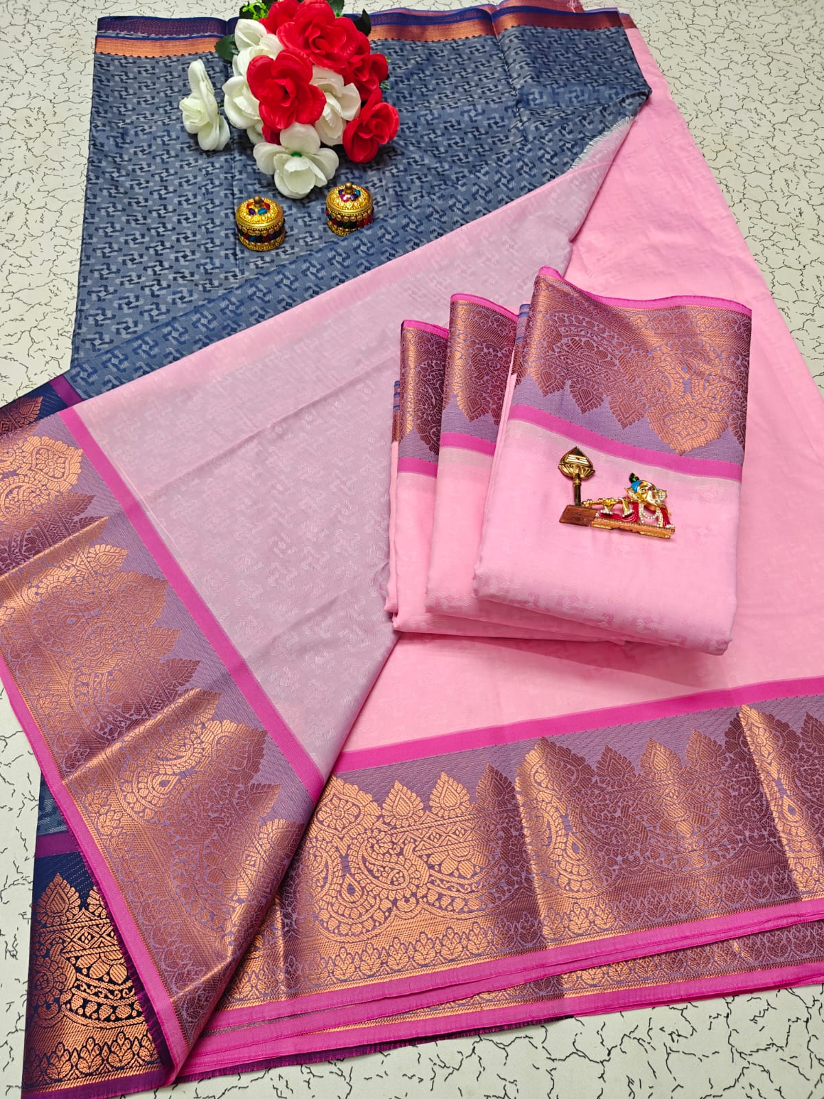 Karizma Silk Saree - 3D Embossed Design