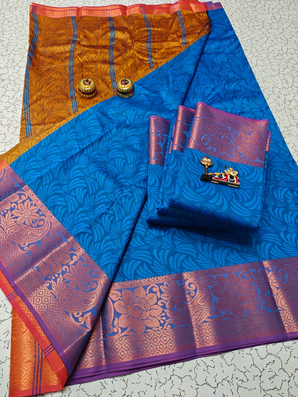 Karizma Silk Saree - 3D Embossed Design