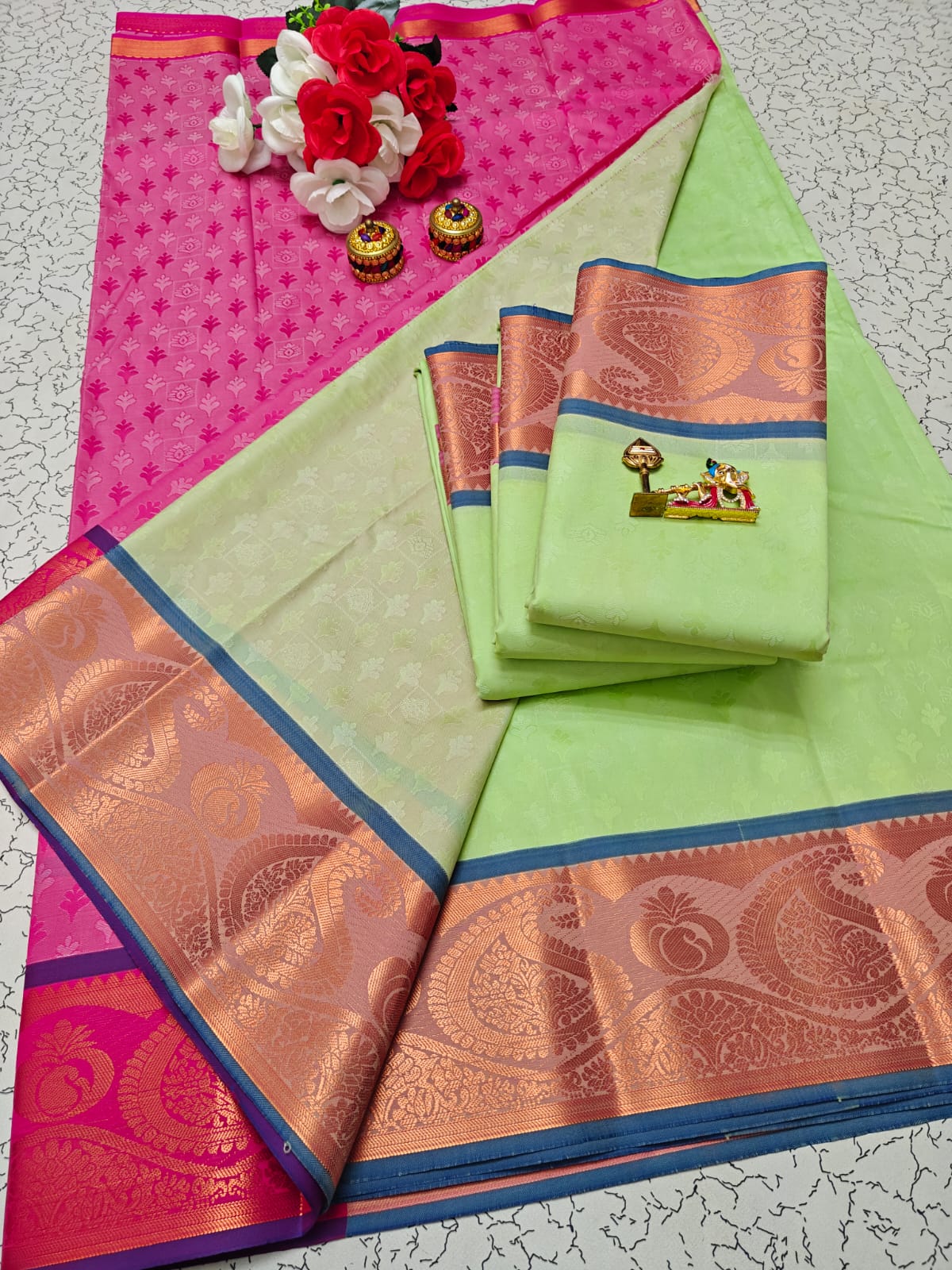 Karizma Silk Saree - 3D Embossed Design