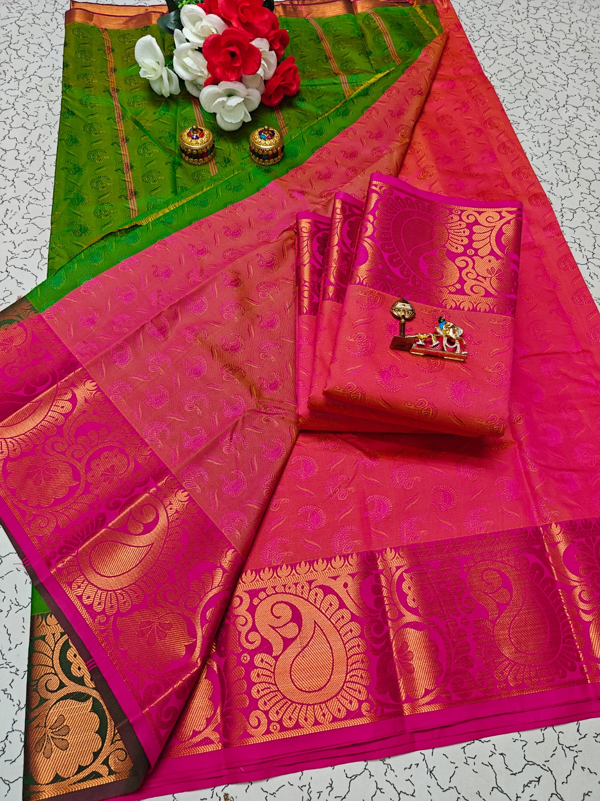 Karizma Silk Saree - 3D Embossed Design