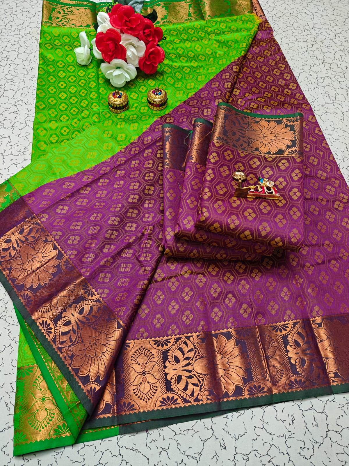 Karizma Silk Saree - 3D Embossed Design