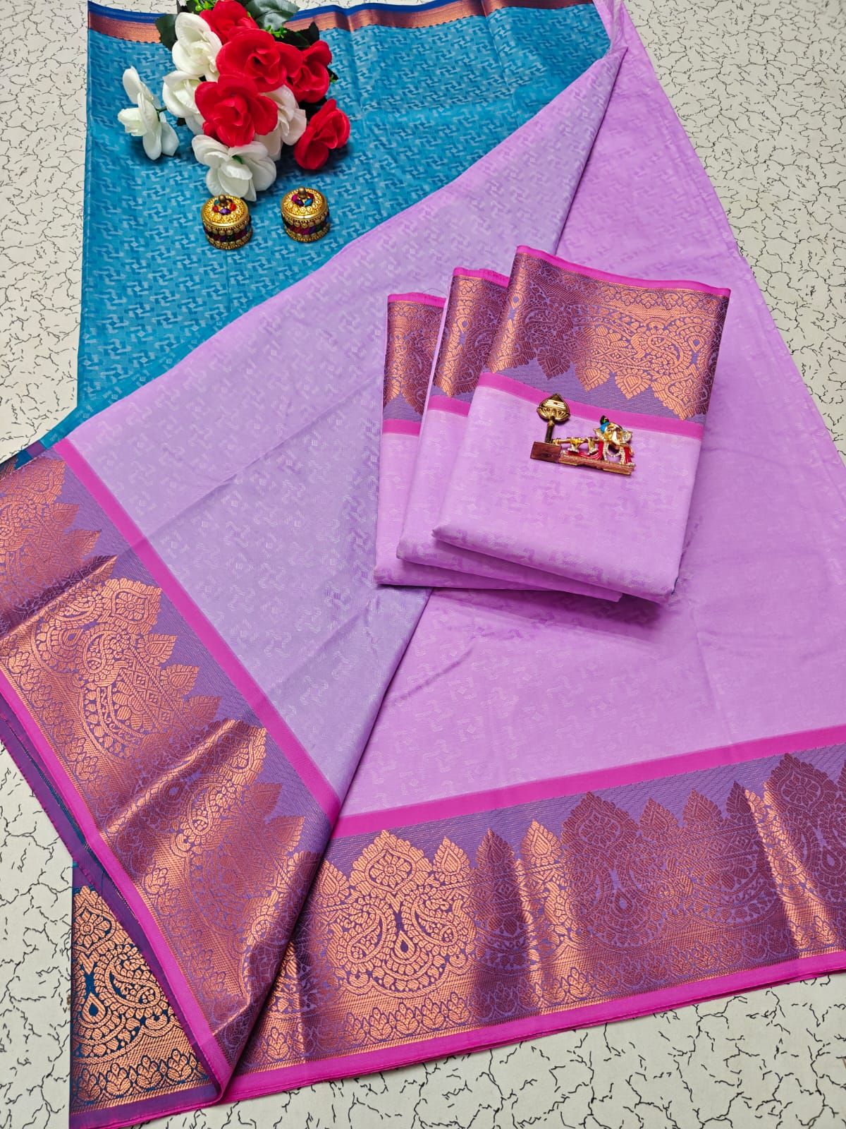 Karizma Silk Saree - 3D Embossed Design