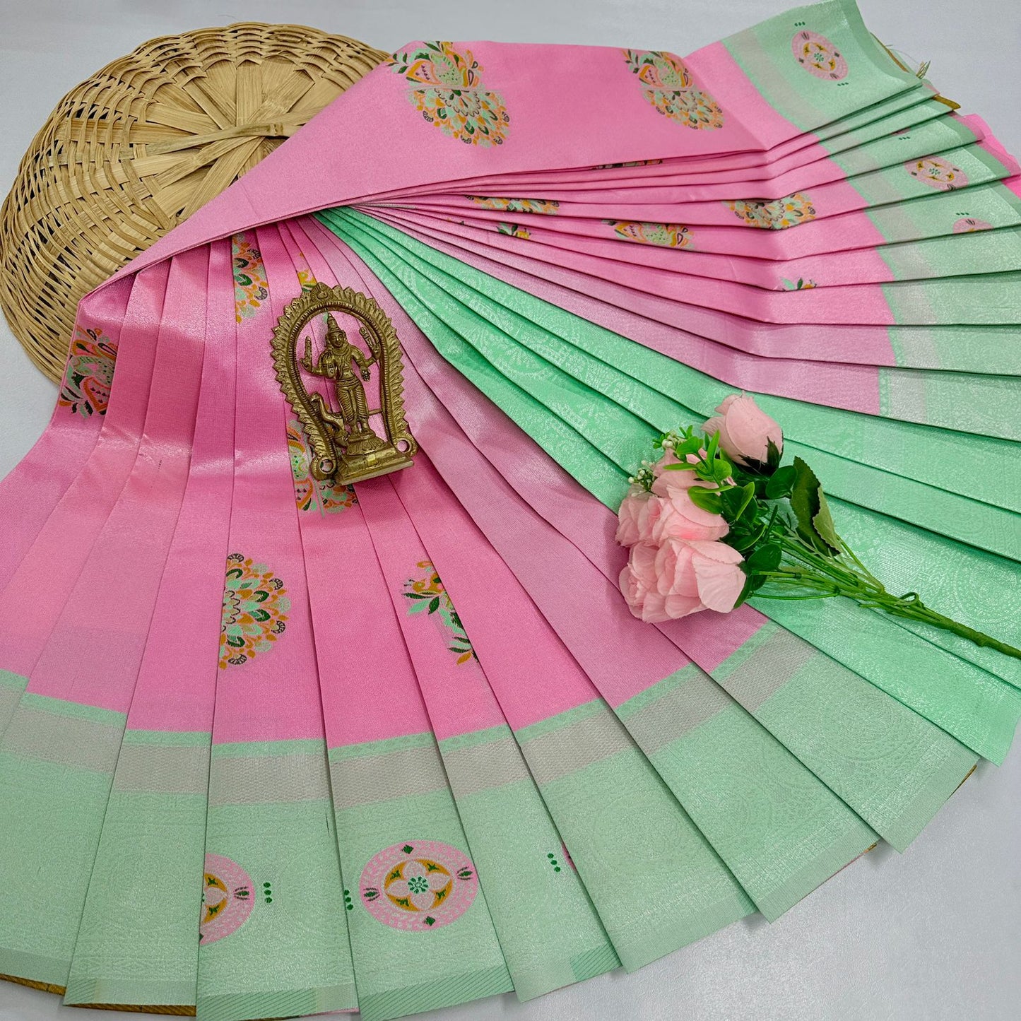 New Launch Digital Meena Tissue Sarees