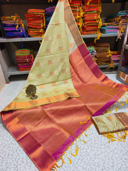 Premium Kanjivaram Soft Silk Saree