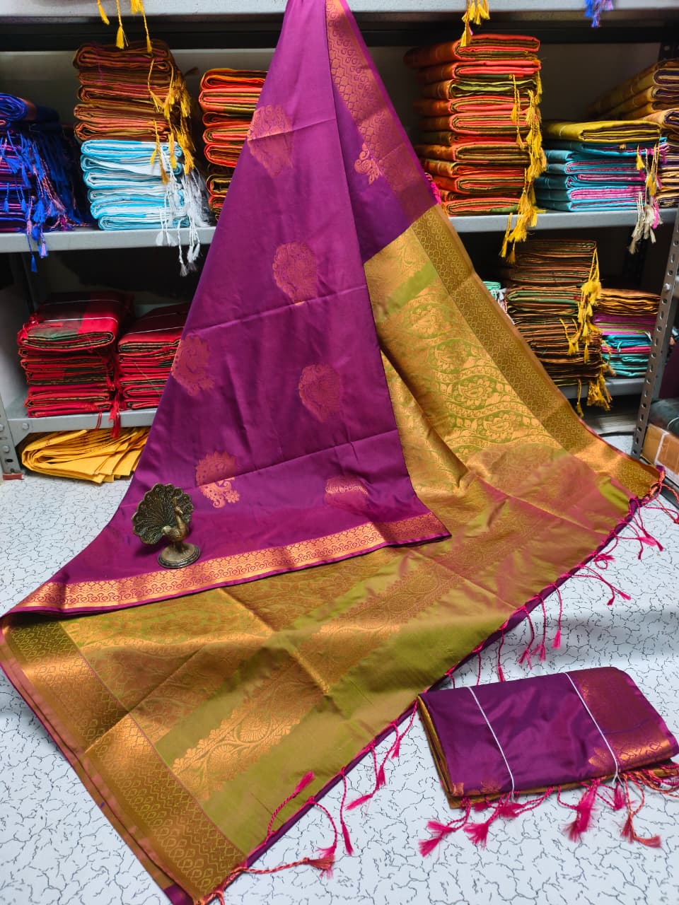 Premium Kanjivaram Soft Silk Saree