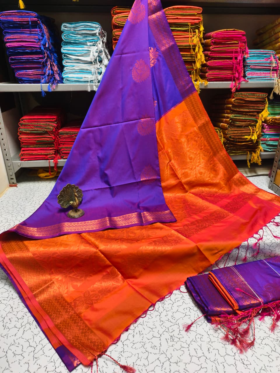 Premium Kanjivaram Soft Silk Saree