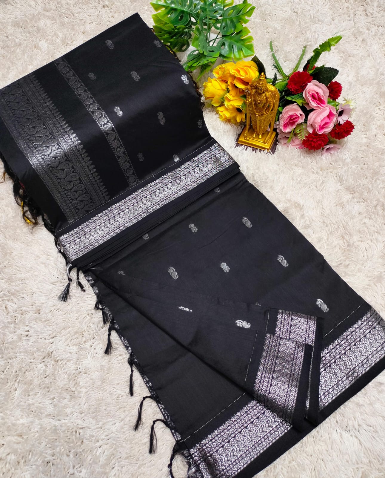 Premium Quality Kalyani Cotton Saree / Lata Gadwal Paithani