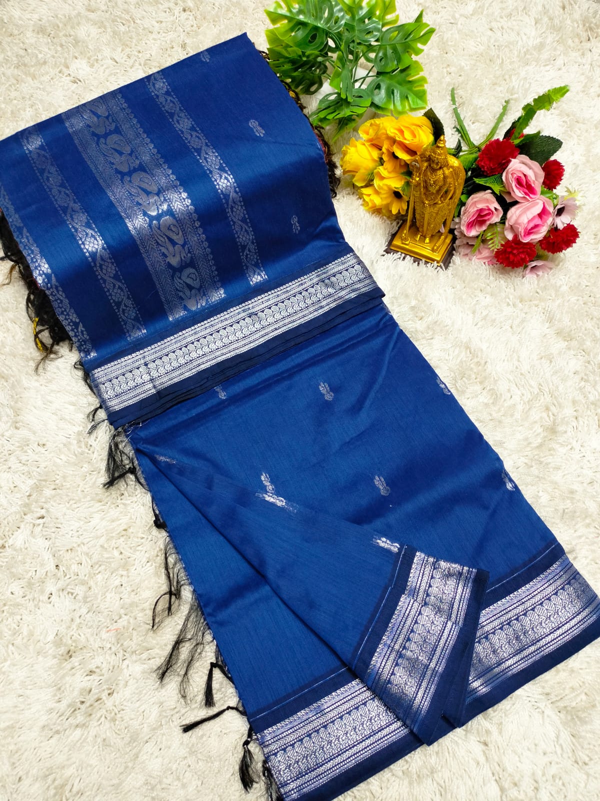 Premium Quality Kalyani Cotton Saree / Lata Gadwal Paithani