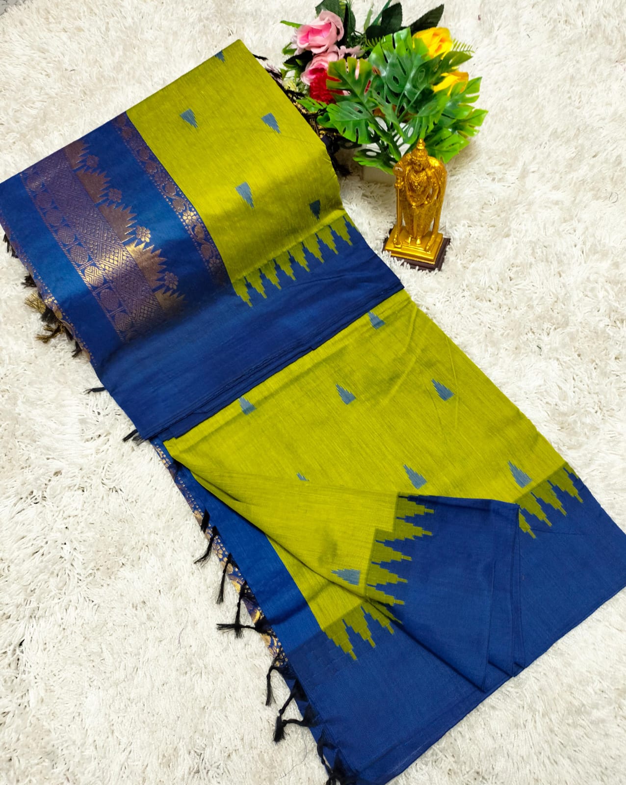 Premium Quality Kalyani Cotton Saree / Lata Gadwal Paithani