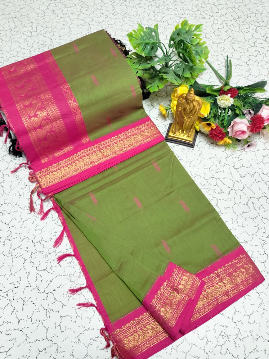 Premium Quality Kalyani Cotton Saree / Lata Gadwal Paithani