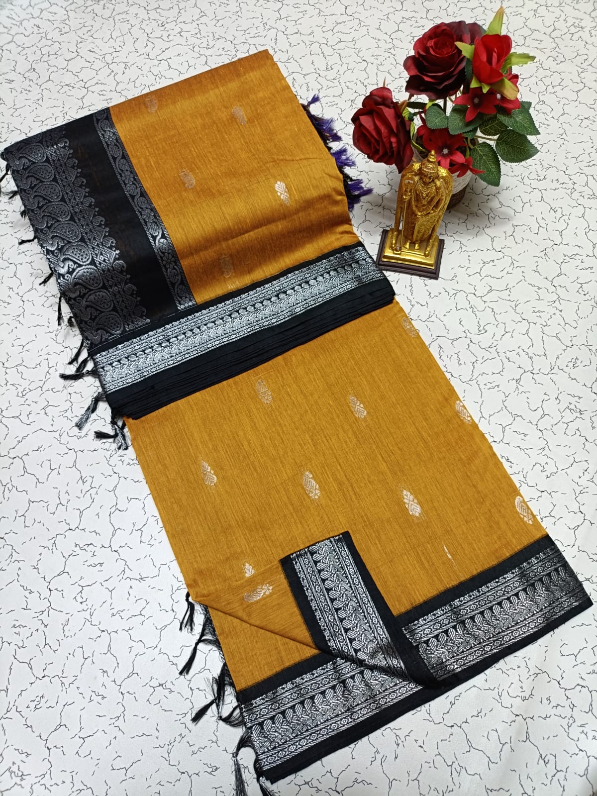 Premium Quality Kalyani Cotton Saree / Lata Gadwal Paithani