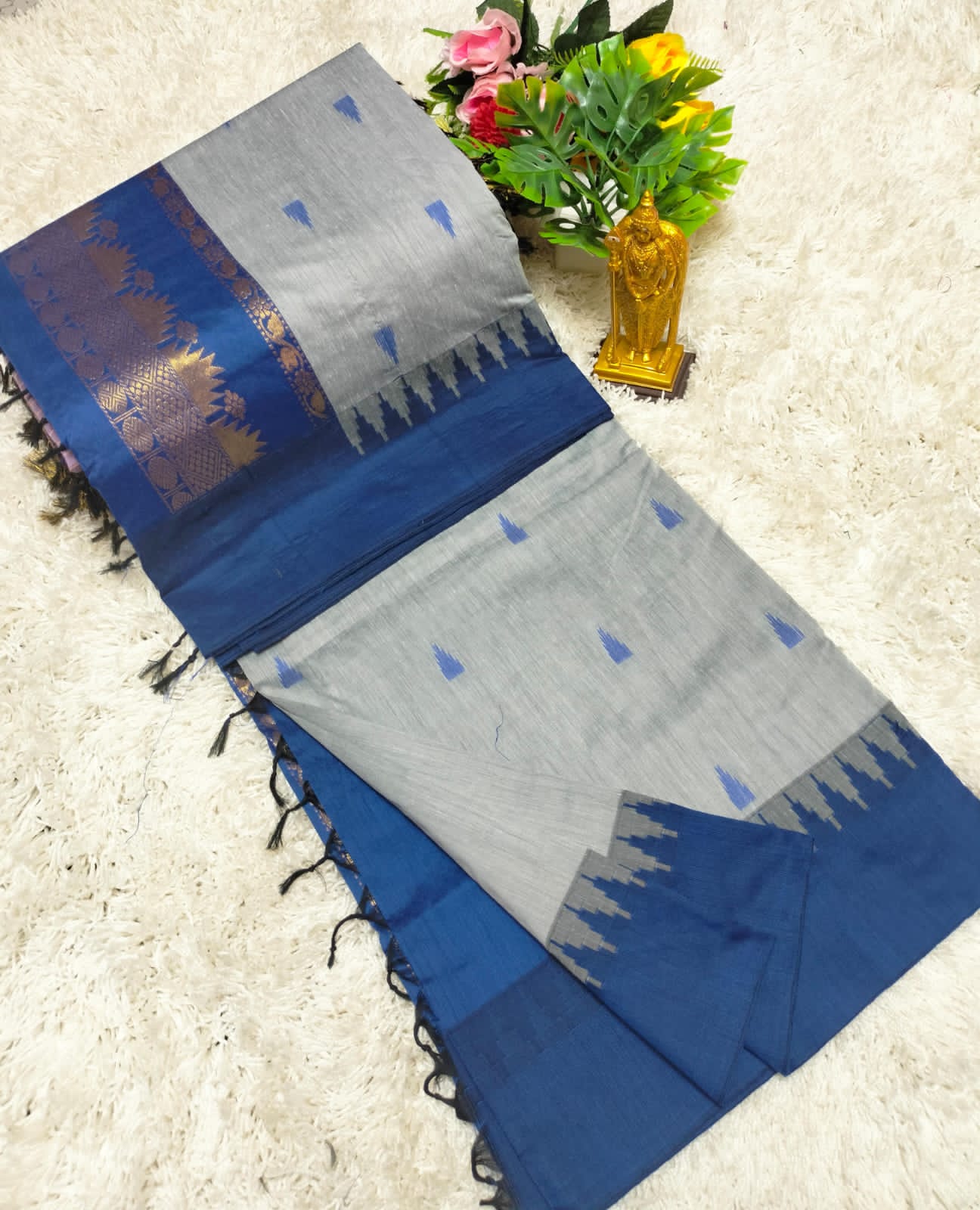 Premium Quality Kalyani Cotton Saree / Lata Gadwal Paithani