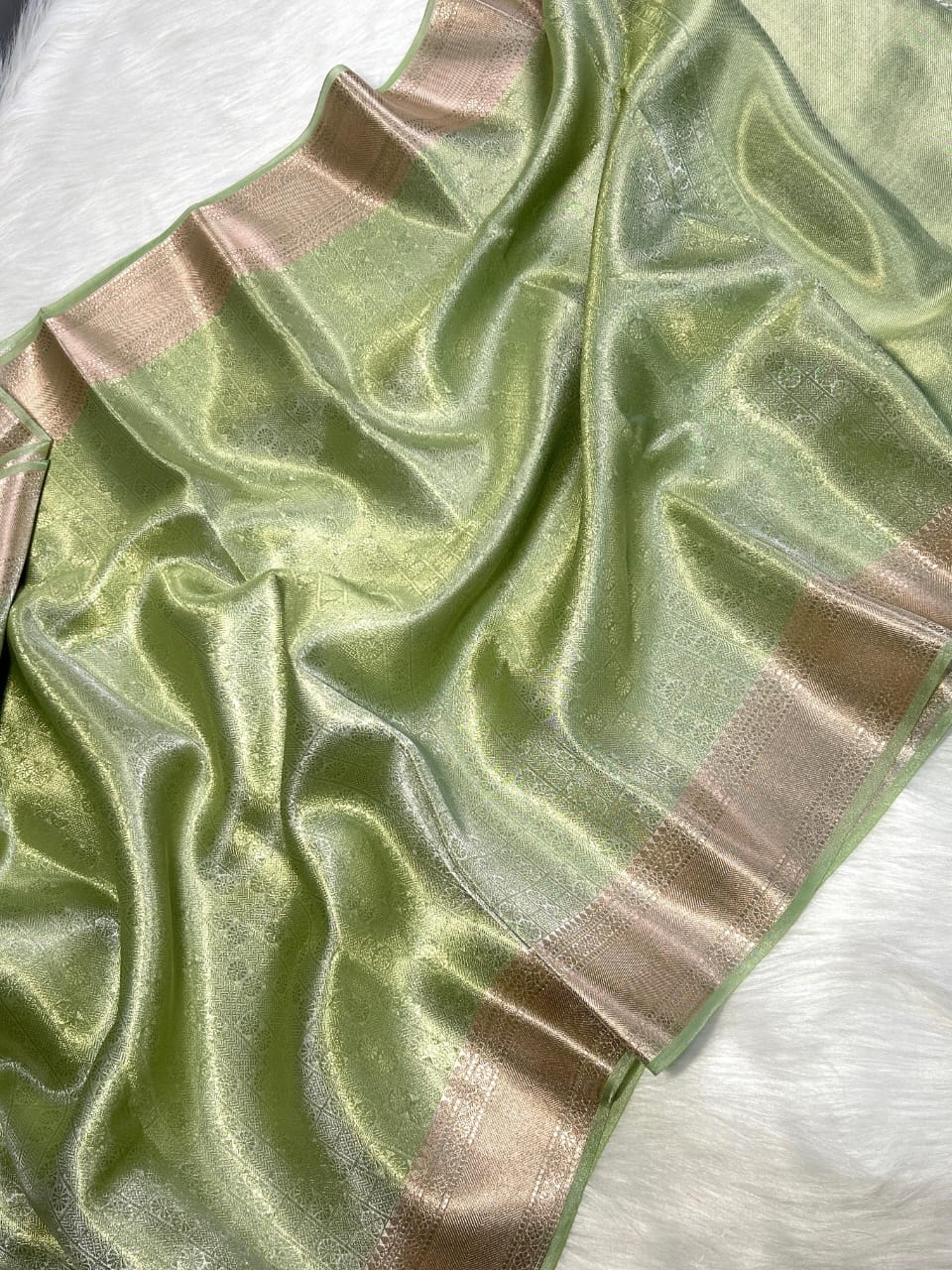 Elegant Celebrity Tissue Silk Sarees