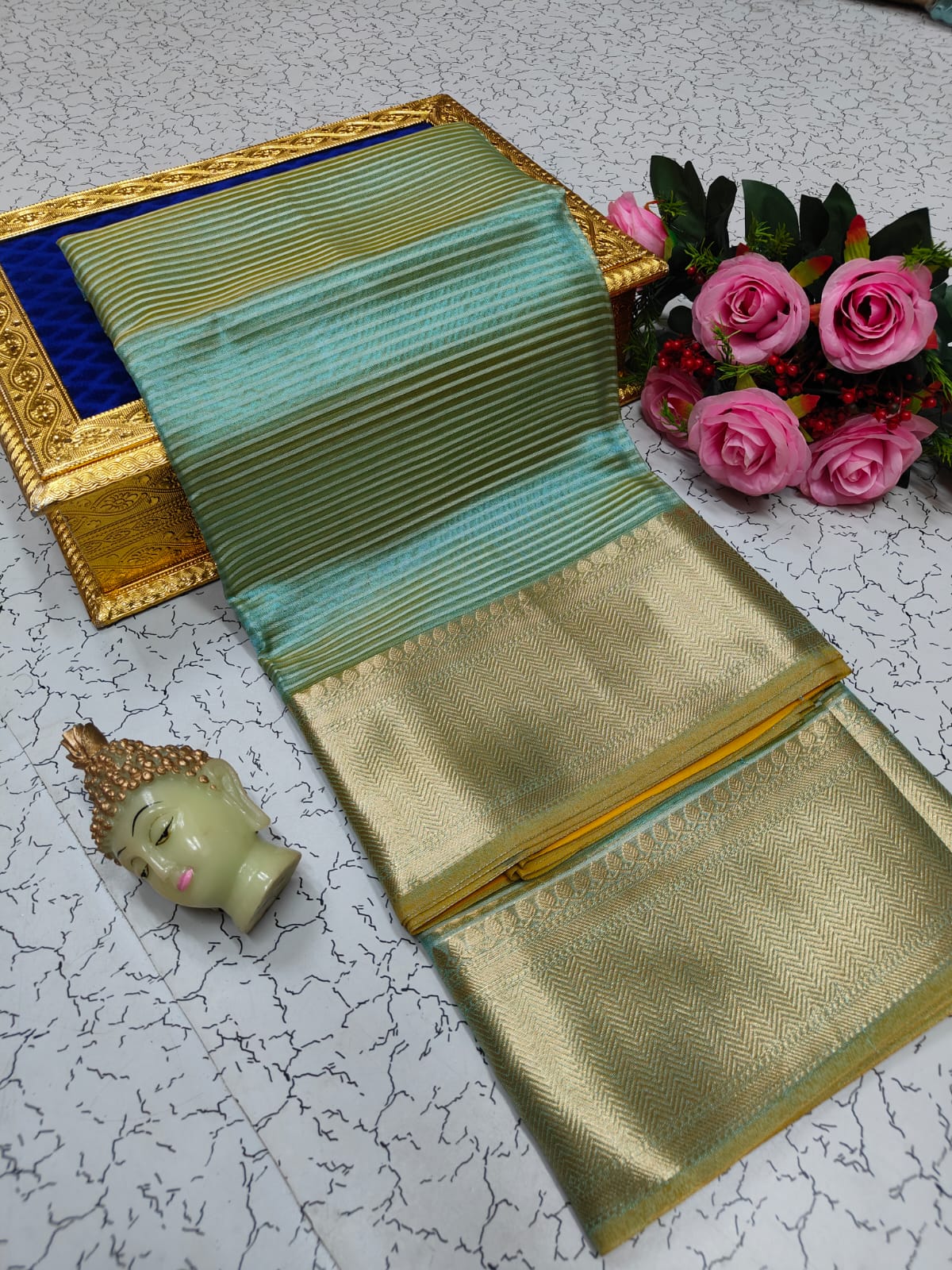 Elegant Celebrity Tissue Silk Sarees