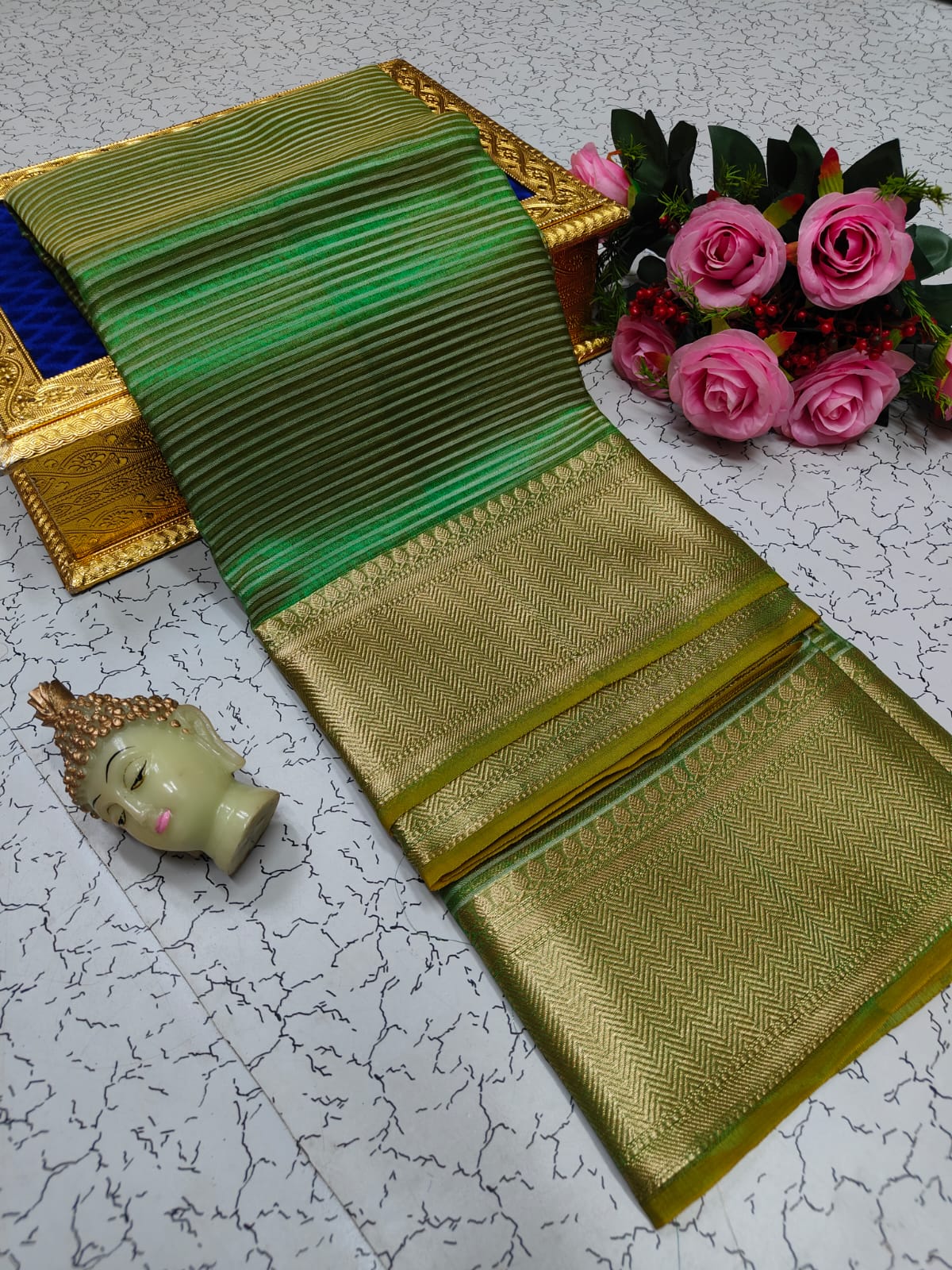 Elegant Celebrity Tissue Silk Sarees