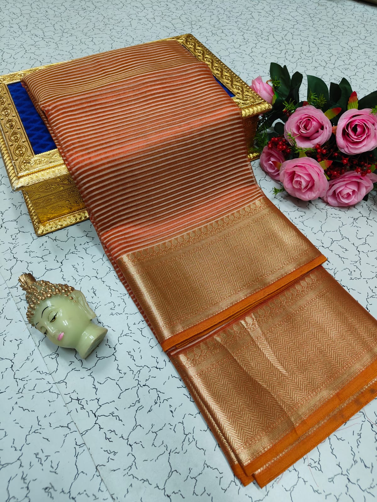 Elegant Celebrity Tissue Silk Sarees