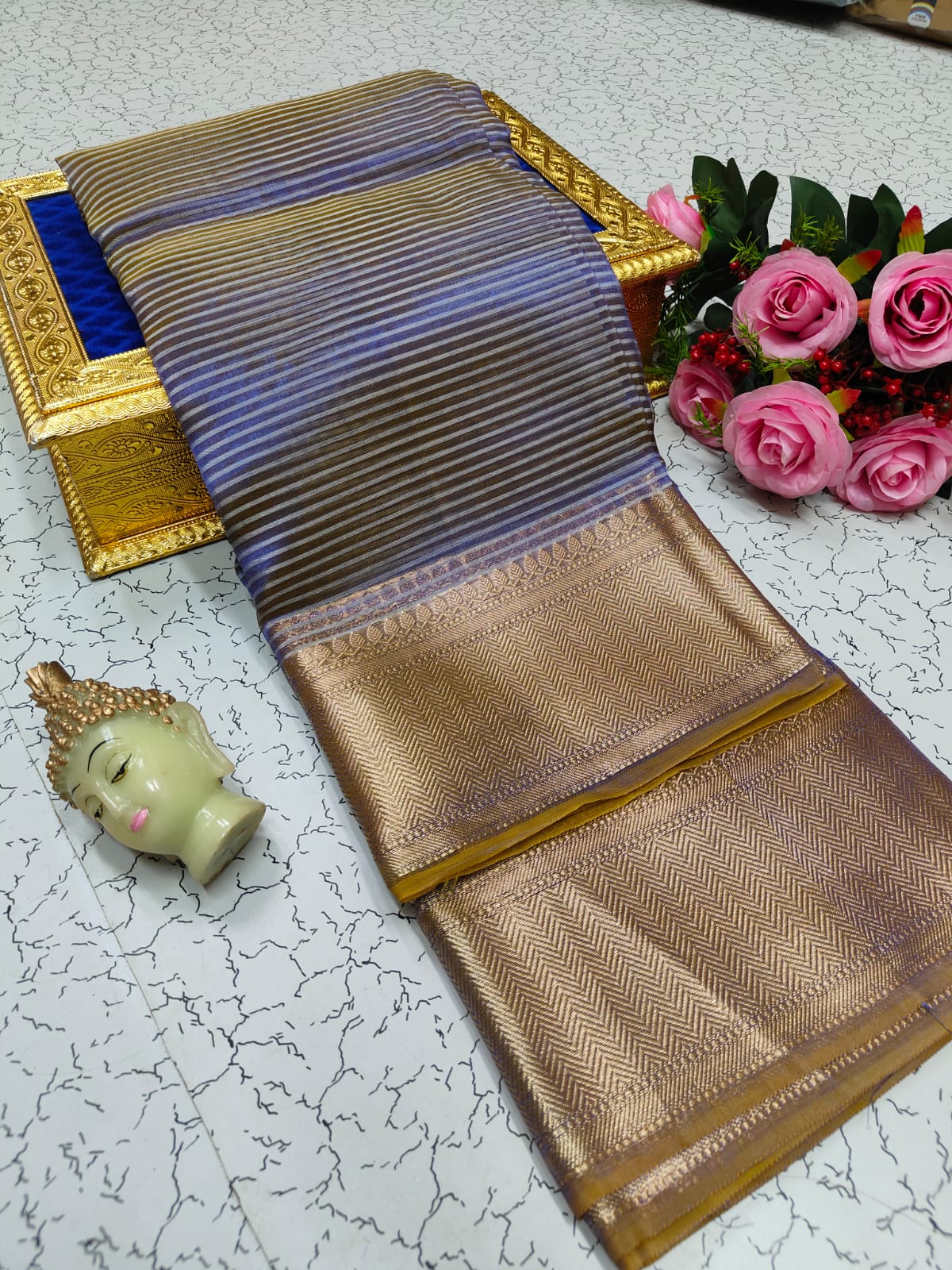 Elegant Celebrity Tissue Silk Sarees