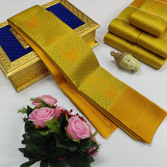 Elite Kupura Korvai Bridal Rapier Silk Saree in Samuthrika/Vasthrakala style