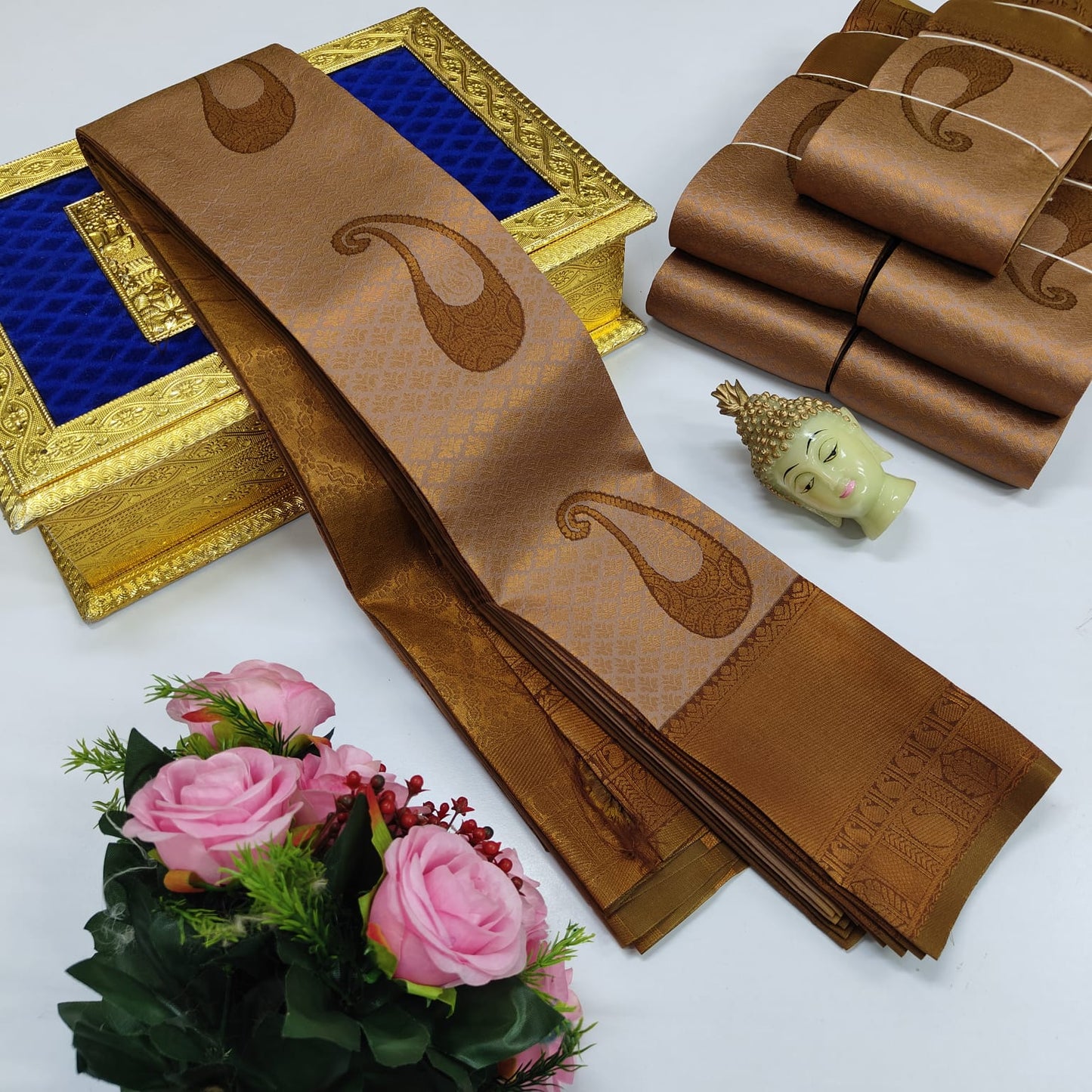 Elite Kupura Korvai Bridal Rapier Silk Saree in Samuthrika/Vasthrakala style
