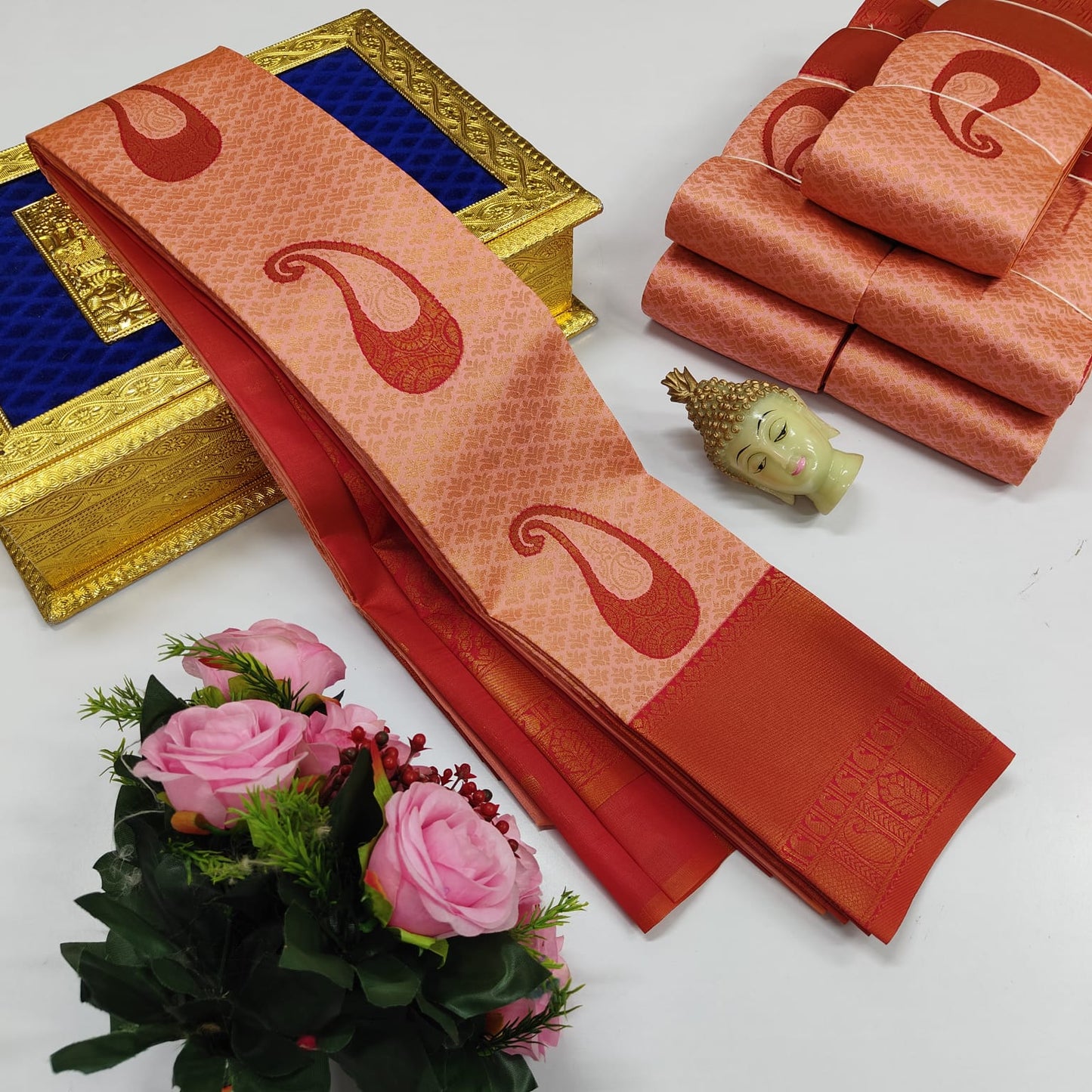 Elite Kupura Korvai Bridal Rapier Silk Saree in Samuthrika/Vasthrakala style