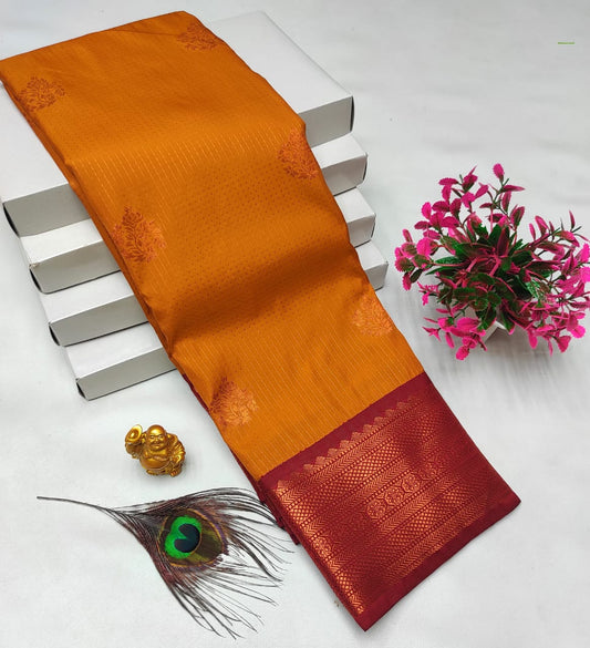 Dharmavaram style original Korvai silk saree