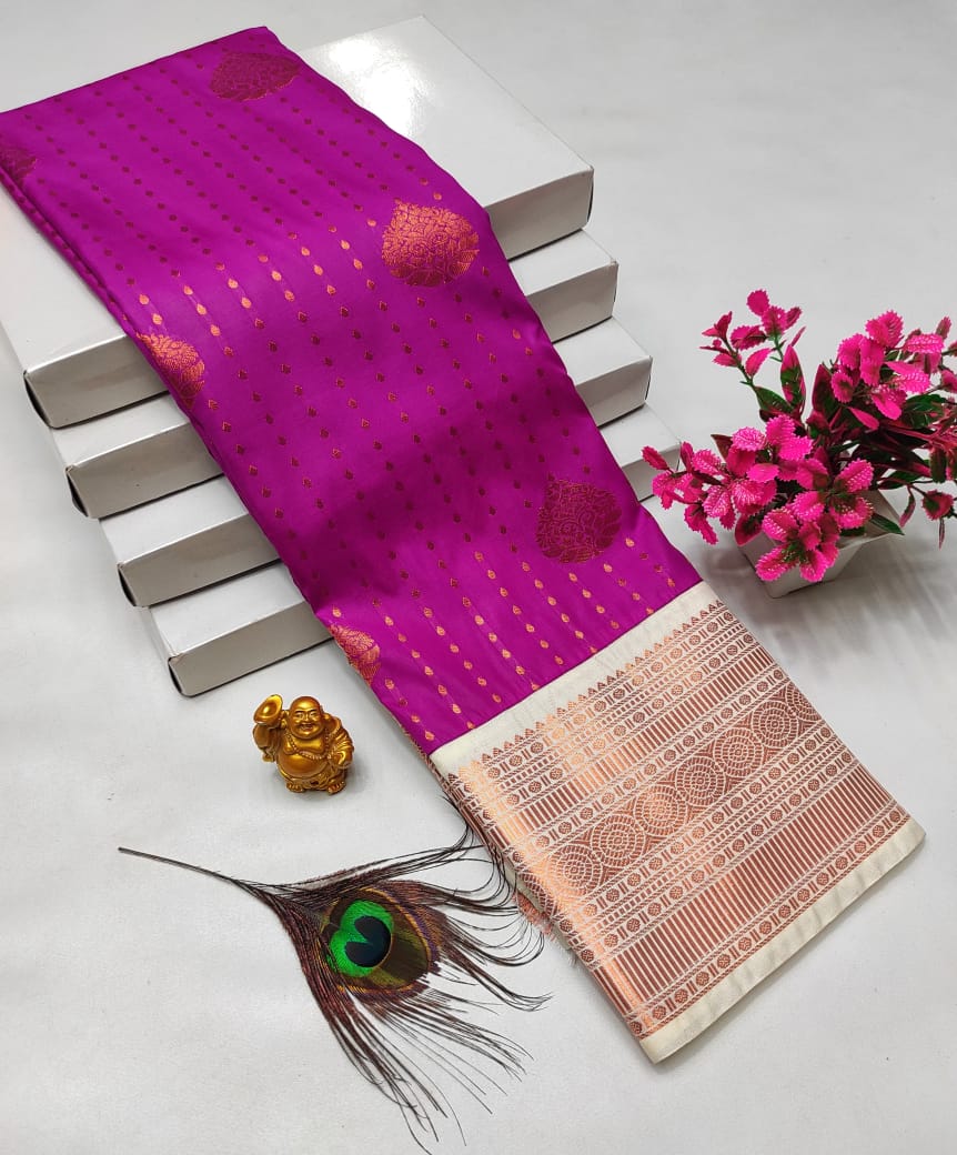 Dharmavaram style original Korvai silk saree