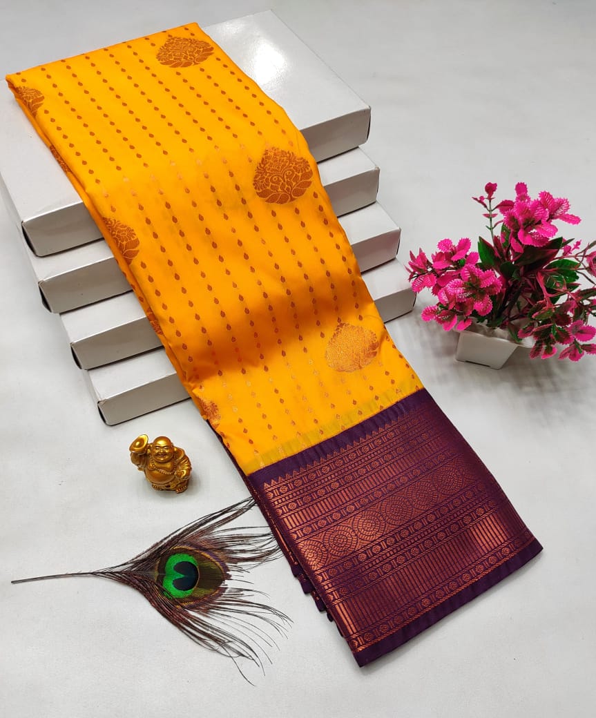 Dharmavaram style original Korvai silk saree