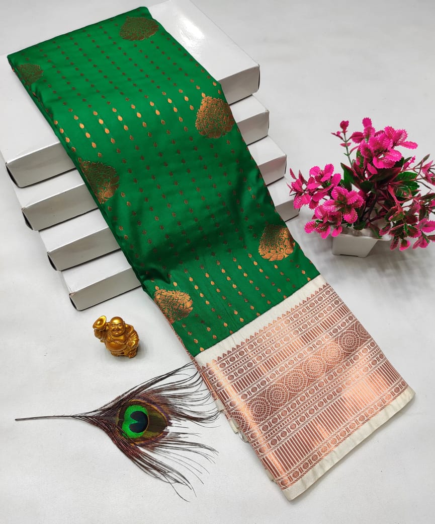 Dharmavaram style original Korvai silk saree