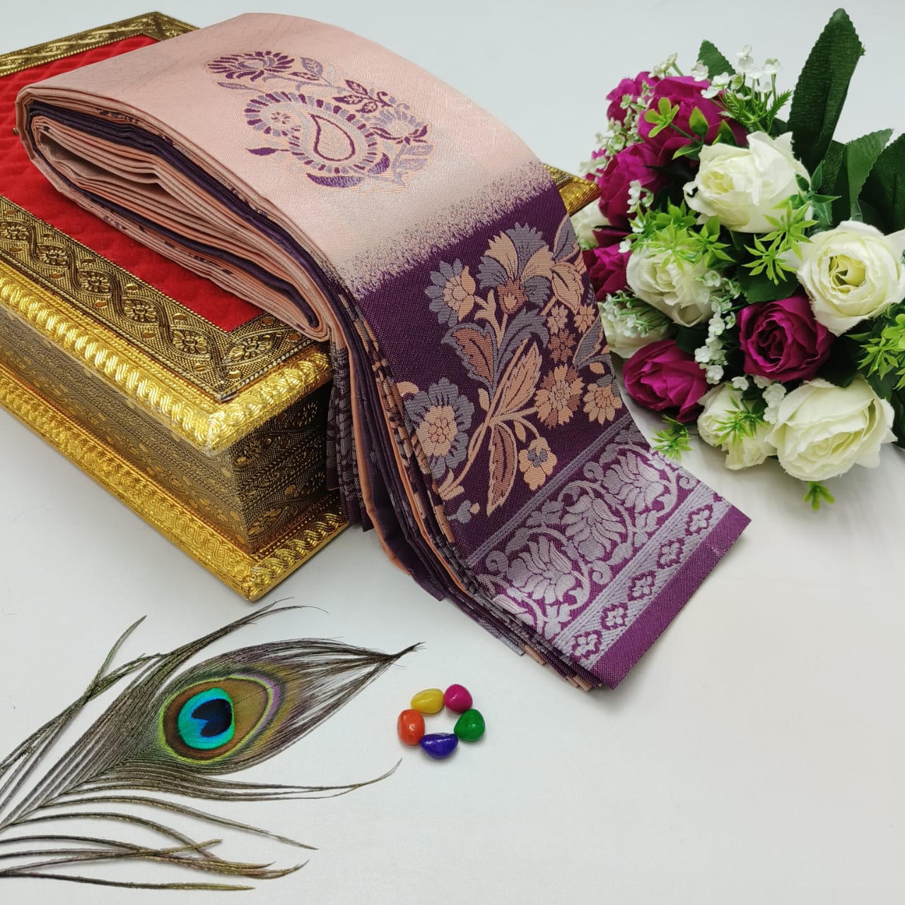 Elite Kupera Korvai Bridal Rapier Silk Saree