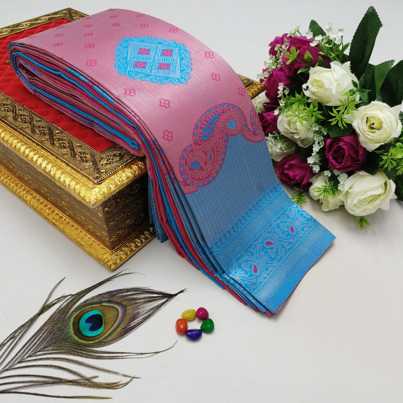 Elite Kupera Korvai Bridal Rapier Silk Saree