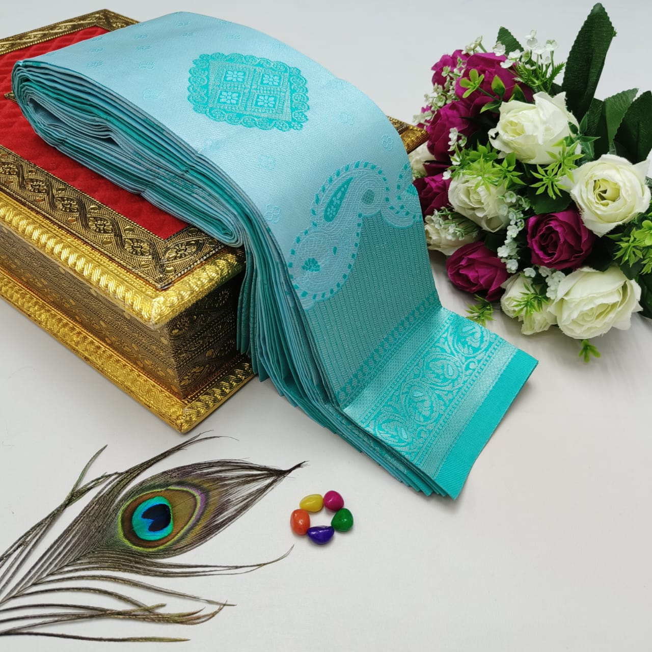 Elite Kupera Korvai Bridal Rapier Silk Saree