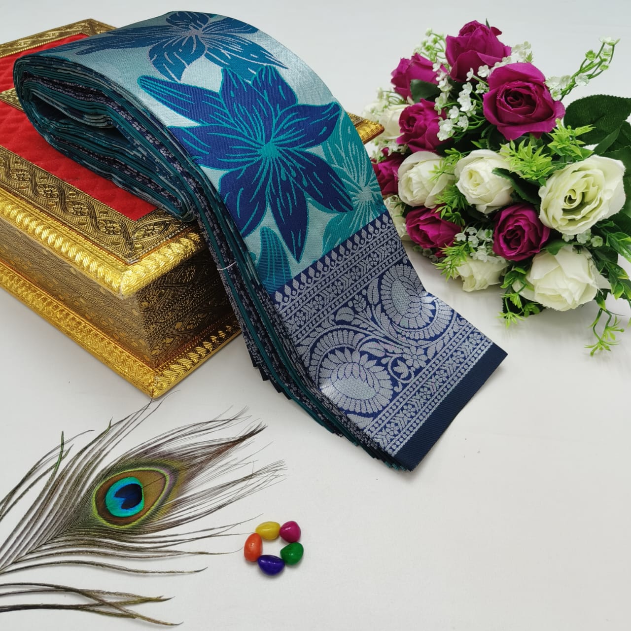 Elite Kupera Korvai Bridal Rapier Silk Saree