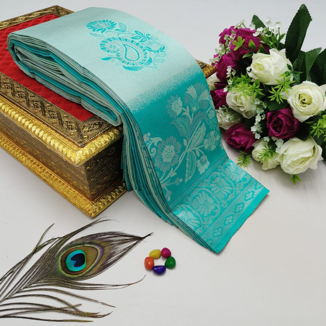 Elite Kupera Korvai Bridal Rapier Silk Saree