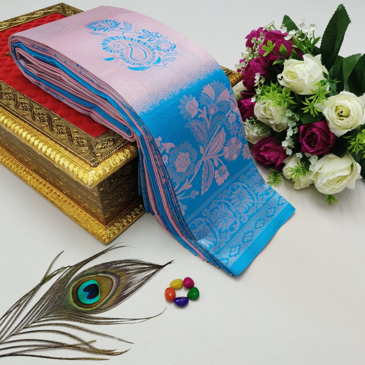 Elite Kupera Korvai Bridal Rapier Silk Saree