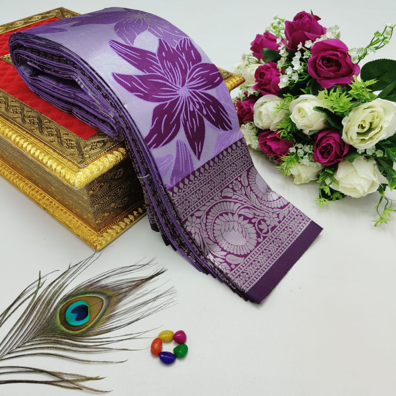 Elite Kupera Korvai Bridal Rapier Silk Saree