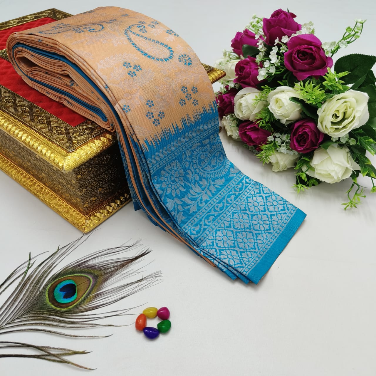 Elite Kupera Korvai Bridal Rapier Silk Saree