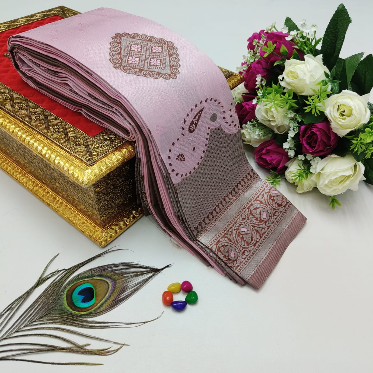 Elite Kupera Korvai Bridal Rapier Silk Saree