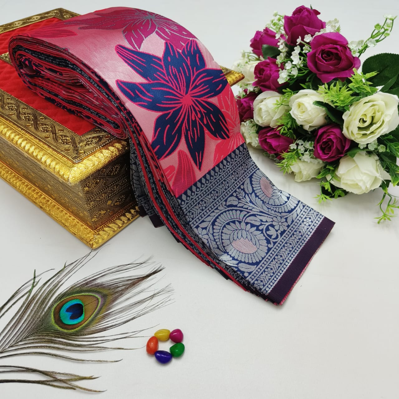 Elite Kupera Korvai Bridal Rapier Silk Saree