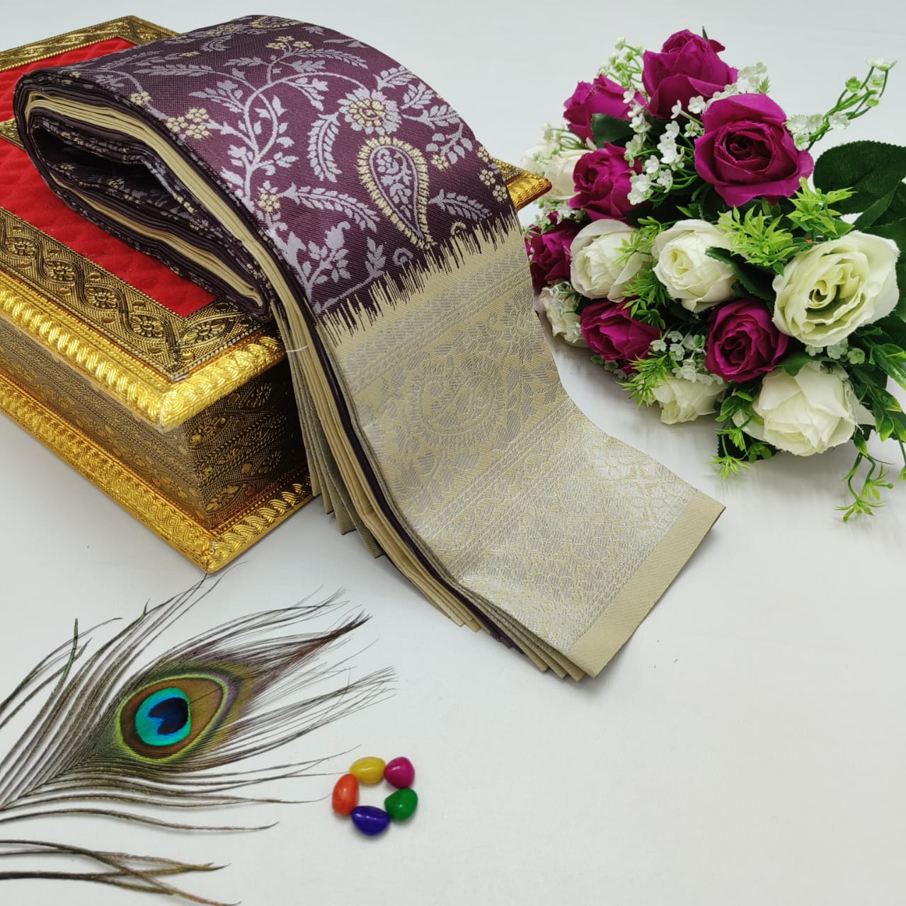 Elite Kupera Korvai Bridal Rapier Silk Saree