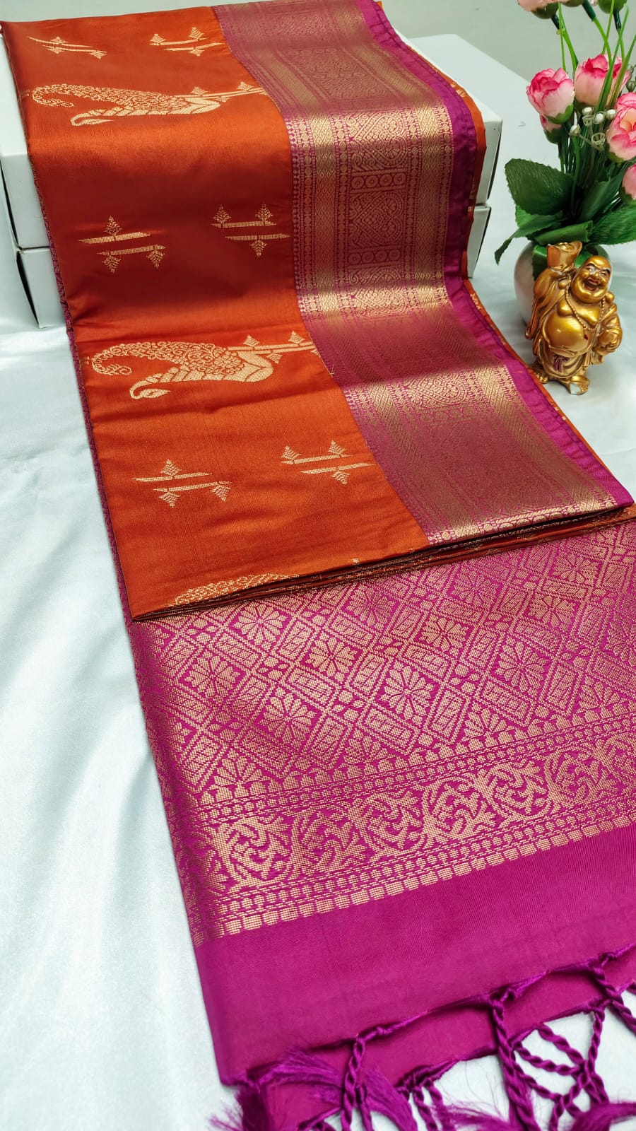 LUXURY BORDER SOFT SILK